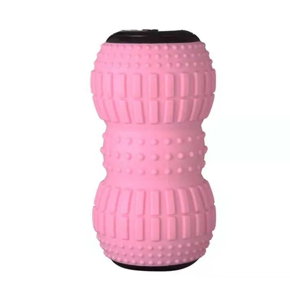 

Silicone Vibration Peanut Massage Ball USB Rechargeable Muscle Pain Relief Yoga Fascia Ball Fitness Equipment Small