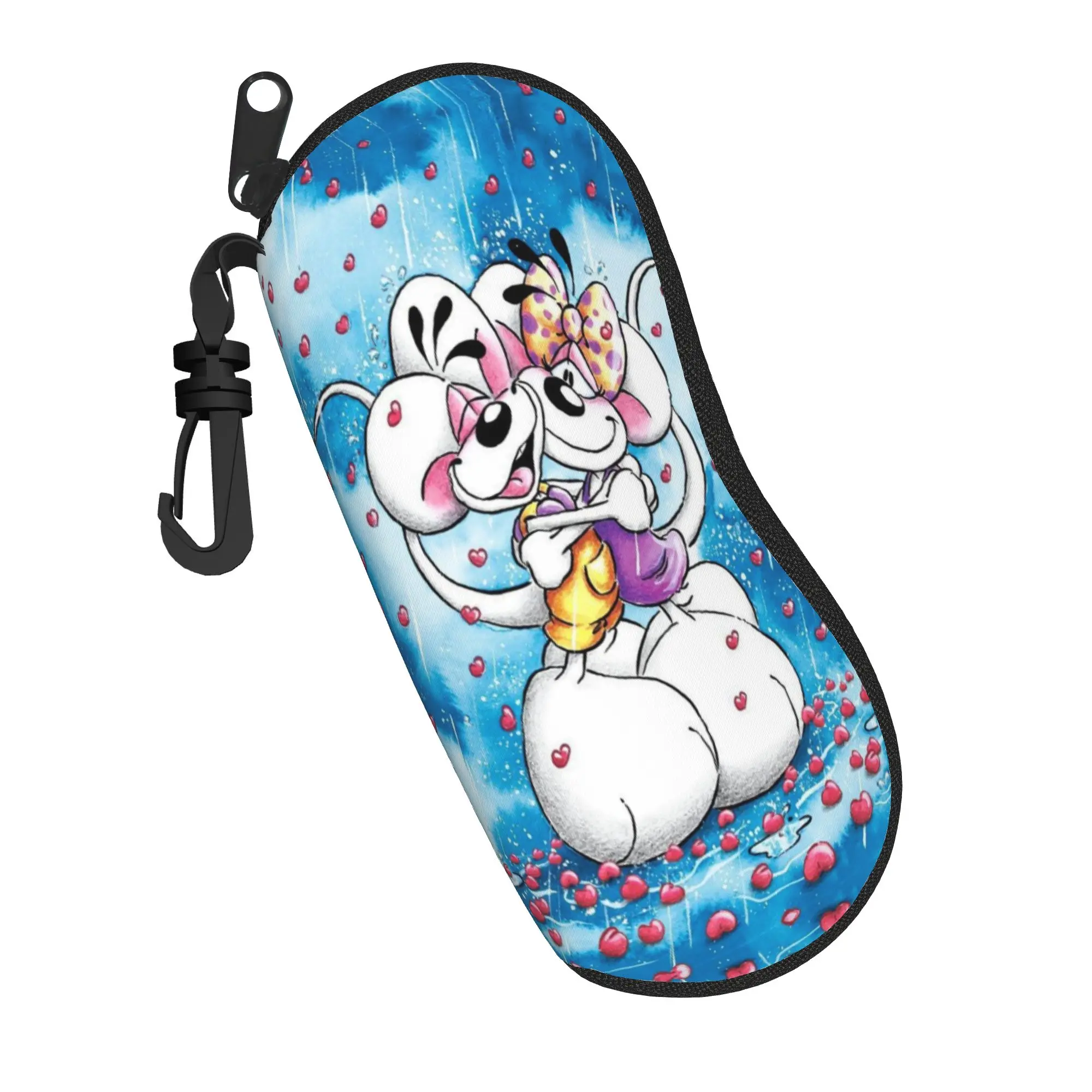 Harajuku Diddl mouse Glasses Case Portable Zipper  Eyewear Box Cartoon Sunglasses Box
