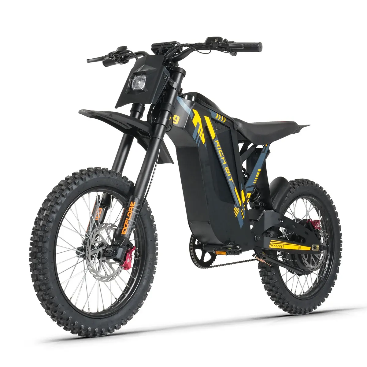 Vélo électrique pour adultes RICH BIT V9 Ultra, 48V 20Ah, pneus de 17 pouces, vélo électrique tout-terrain