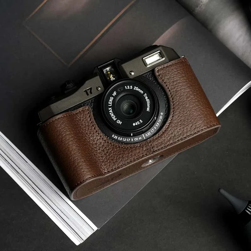 handmade-genuine-leather-camera-half-case-cover-camera-bodysuit-for-pentax-pentax-17