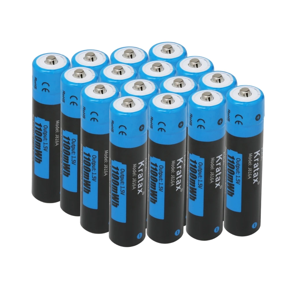 Kratax AAA 1100mWh 1.5V Li-Ion Rechargeable Battery ,Aaa Lithium Batteries Wholesale, Flashlight, Fan , Game Machine For Mouse