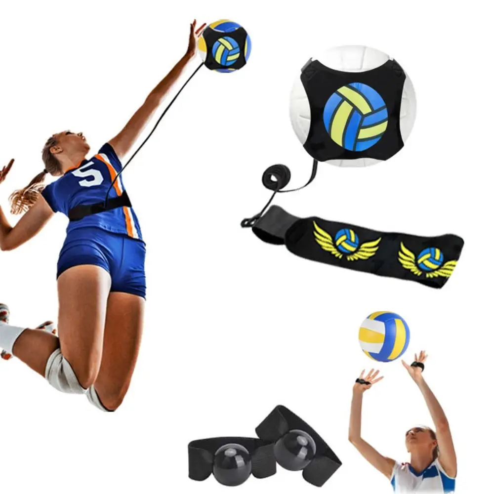 

Elasticity Volleyball Training Kit Improves Dribbling Skills Adjustable Volleyball Spike Trainer Soccer Training Aid Creativity