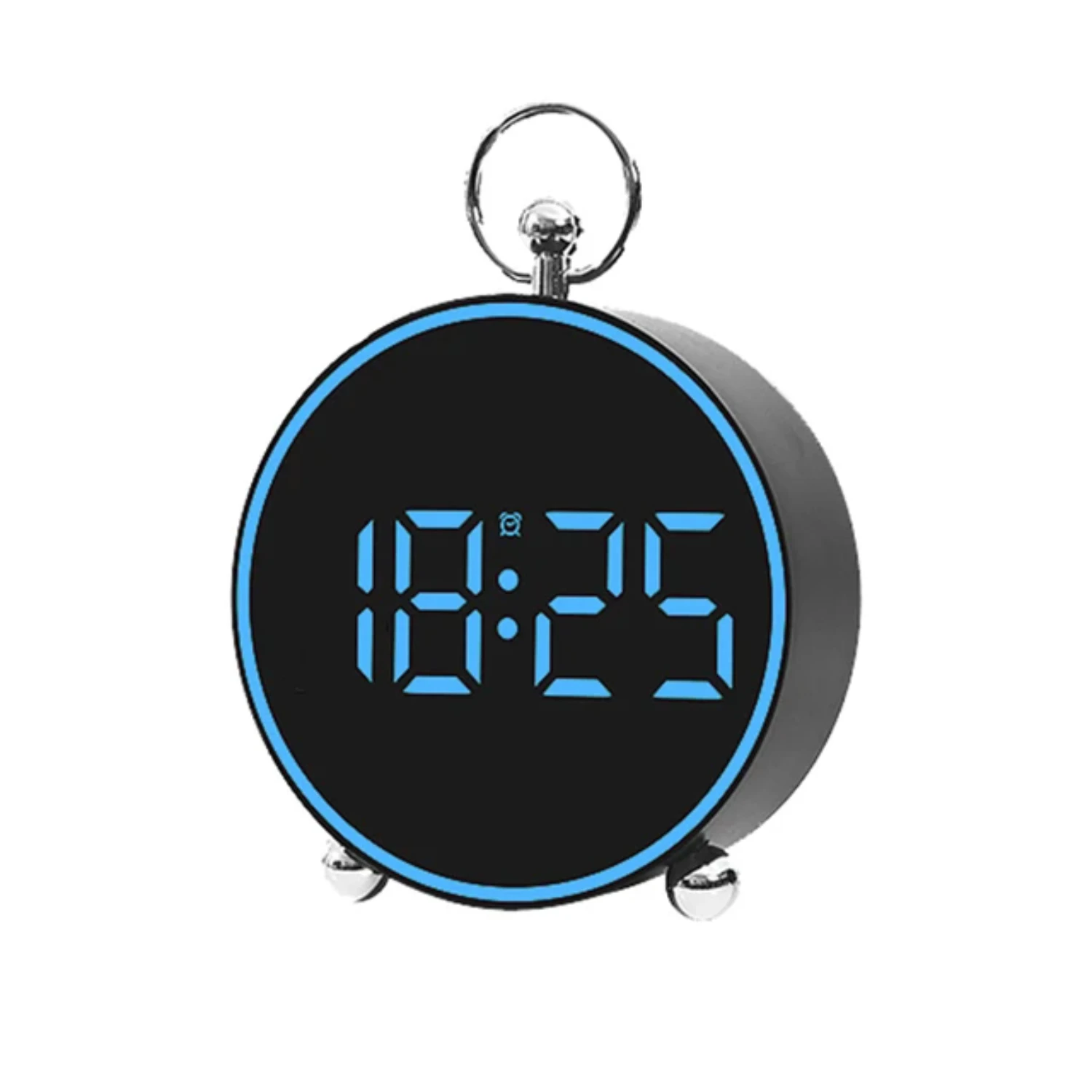 Alarm Clock Desk/Wall Travel Electronic Clock with Temperature  Bedroom Office Decoration