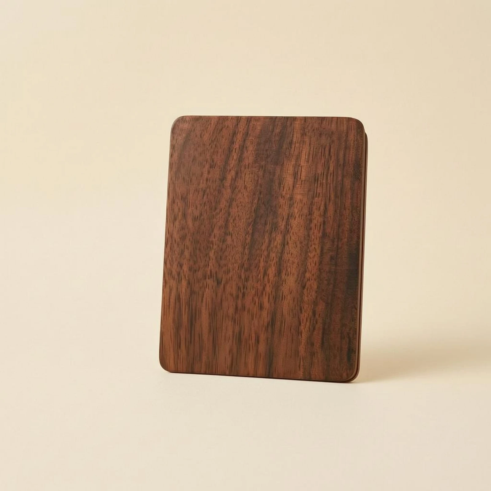 Wooden Band Box Compact Velvet-Lined Band Box Rectangular Dust Protection for Proposal