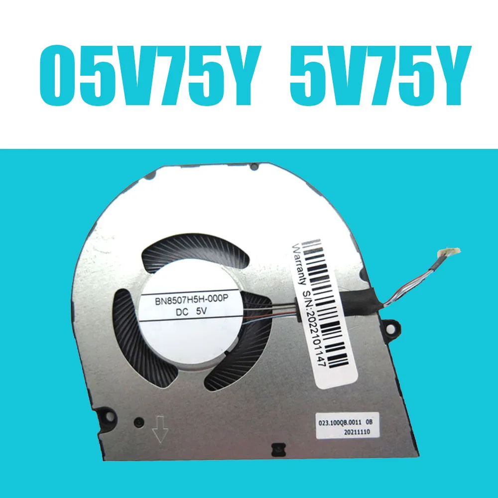 

05V75Y 5V75Y Laptop CPU Fan For DELL For Inspiron 14 5420 5425 BN8507H5H-000P 023.100QB.0001 DFS5K12114464J FFY0 DC5V 0.40A