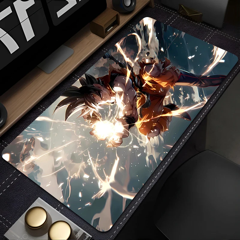 

Mouse Pad Gamer Anti-slip Cartoon Anime Desk Mat Gaming PC Accessories Dragon Ball Computer Large Mousepad Extended Keyboard Mat