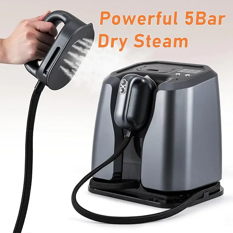 2200W High Pressure Steam Iron 5 Bar Wet Dry Hanging Garment Steamer CE Standard Strong Power Clothes Ironing Machine for