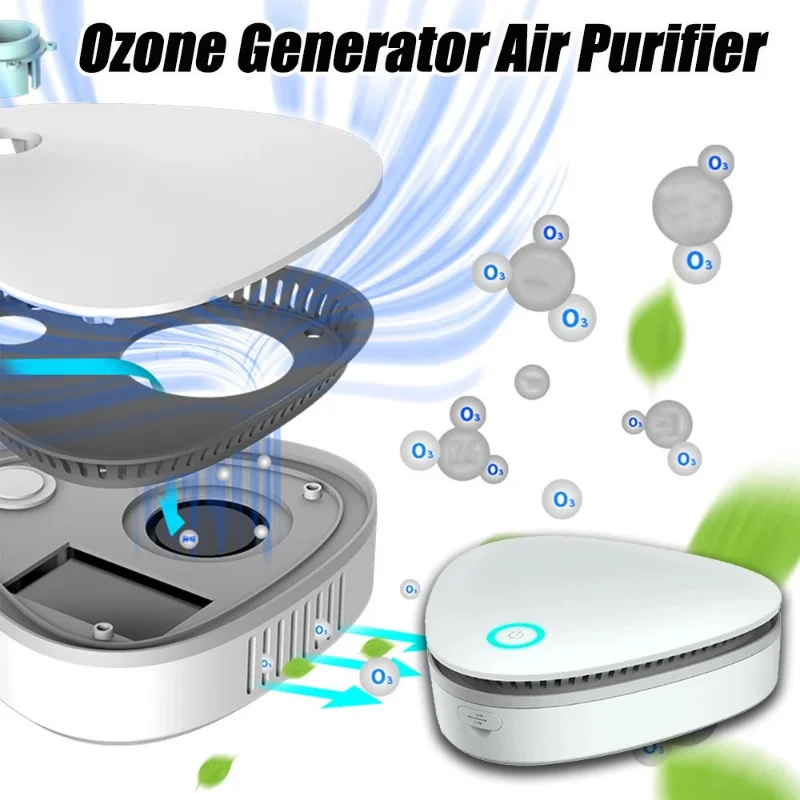 Ozone Sterilizer Generator O3 Machine Air Purifier Refrigerator Deodorizer O3 Ozone Genrator for Fridge Car Pet Toilet Closet