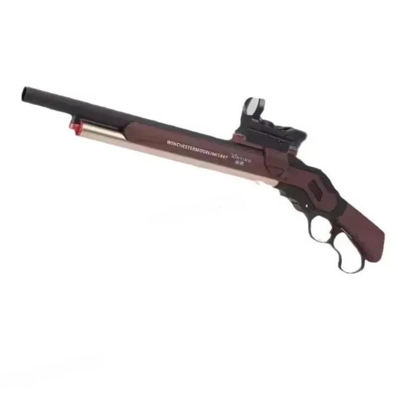 M1887 وينشستر رصاصة طرية بندقية لعبة قذيفة طرد رمي بندقية الناسف البلاستيك دليل قاذفة نموذج للأطفال البالغين