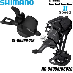 SHIMANO CUES U6000 11 Speed Shift Lever U6000-11R Rear Derailleur RD-U6020-11 RD-U6000 11V 11S Group for MTB Mountain Bike Parts