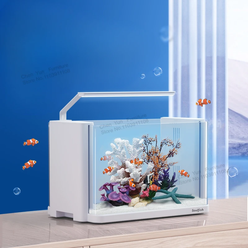 

Landscaping Filtration Fish Tank Cobble Decoration Aquatic Pet Supplies Light Loop Fish Tank Ecology Aquarium Pour Aquarium