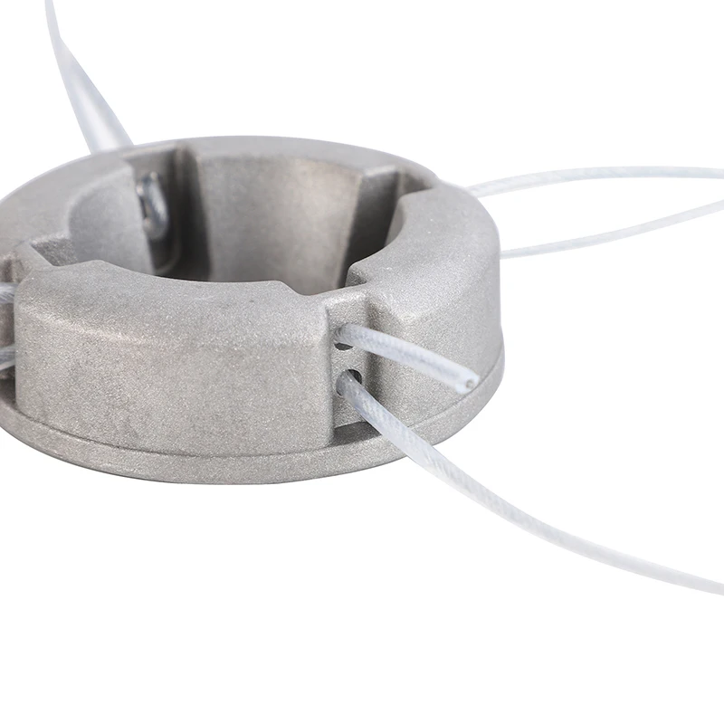 1PCS Universal Aluminium Legierung Rasenmäher Kopf Mit Nylon Stahl Rasenmähen Linie Rasenmäher Ersatzteile