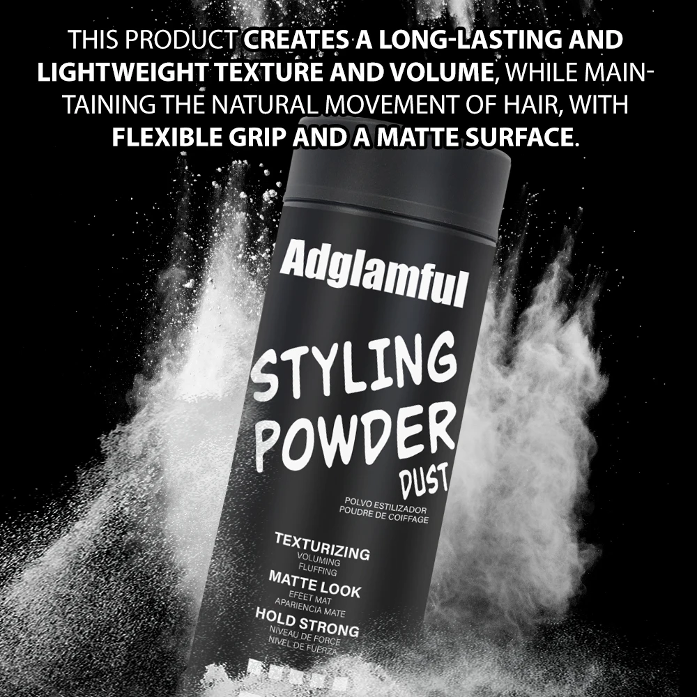 Men’s Oil-Control Styling Powder 25g - Absorbs Oil & Sweat,5-Second Root Lift, Lightweight Texture, 24H Hold for Voluminous Hair
