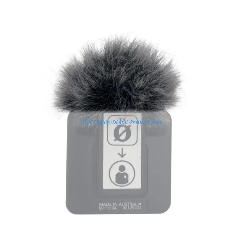 

U2JE Furry Windscreen Artificial Plush Windshield for Wireless Lavalier Mic