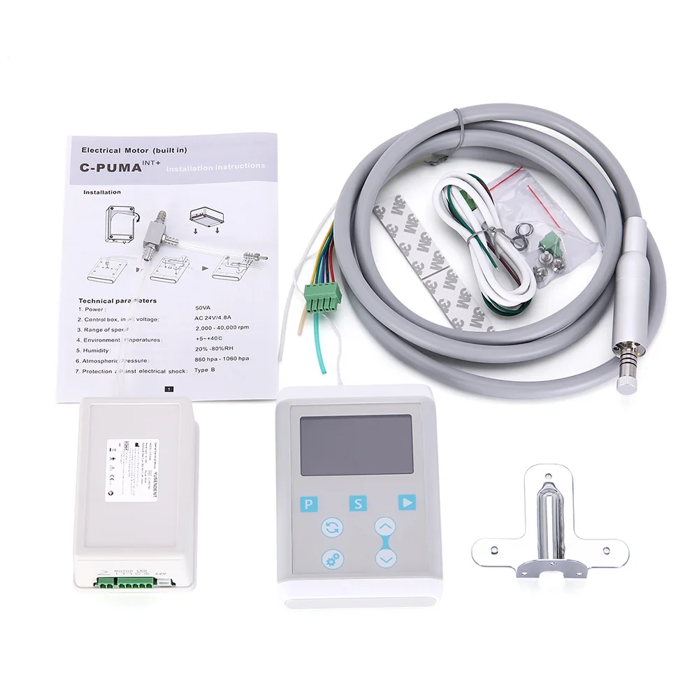JUMTOP Dental Built-in Micromotor C-PUMA INT+, 7 Program Memory, Adjusted Speed LED Micro Motor