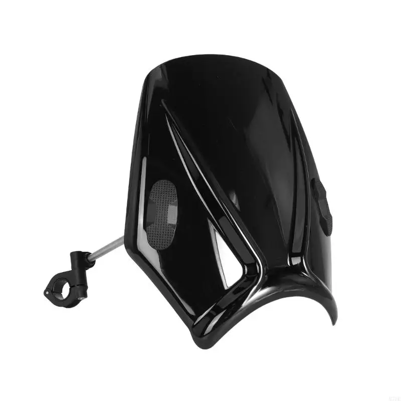 M76E Lenkermontierte Motorrad-Windschutzscheibe für 22 mm, 25 mm und 28 mm Lenker – Detail 10