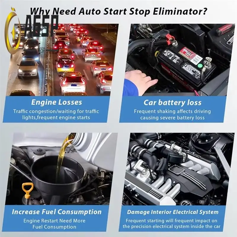 

A65P-For Subaru Forester 2019-2022 Legacy 2017-2020 Outback 2015-2020 XV 2018-2022 Auto Start Stop Eliminator A-Off Switch