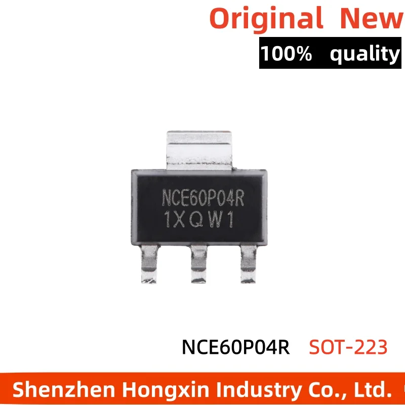 

10 pieces of NCE60P04R SOT-223 P-channel 60V 4.3A enhanced power MOSFET tubes