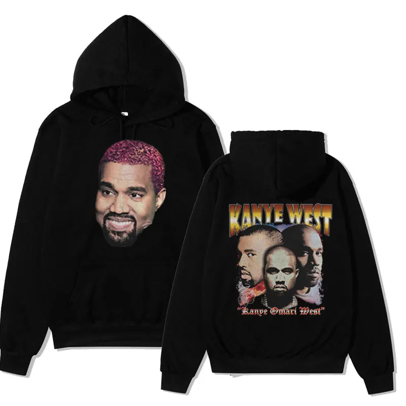 

Rapper Kanye West College Dropout Graphics Hoodie Men Women's Hip Hop Vintage Streetwear Hooded Sweatshirts Unisex Y2k Clothes