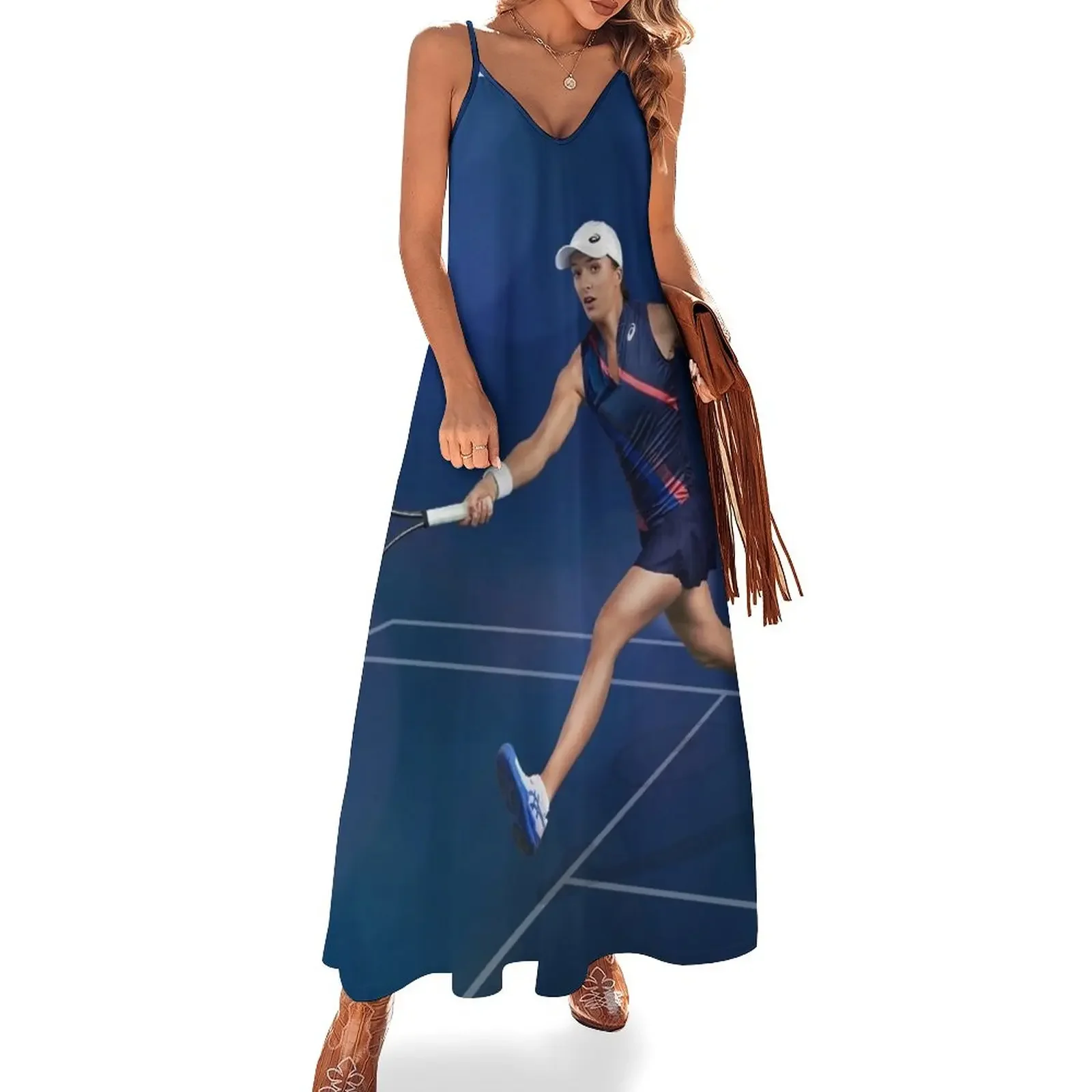 

Iga Swiatek Sleeveless Dress elegant women's sets birthday dress for women Dress