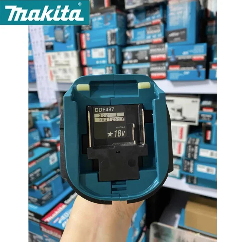 Makita DDF487 18V LXT Cordless Brushless Drill Driver 13mm 1700rpm Compact Driver Drill Power Tool Electric Screwdriver DDF487Z