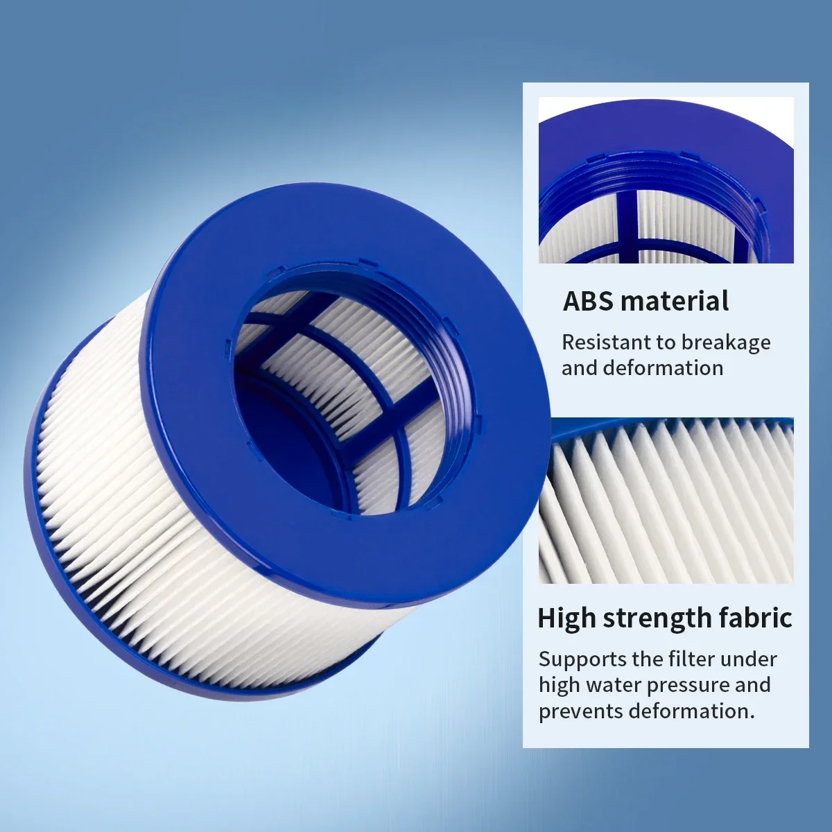 Cartucho de filtro de spa tipo VI: adecuado para GYMAX Spa, bañeras de hidromasaje, masaje/inflable/piscinas