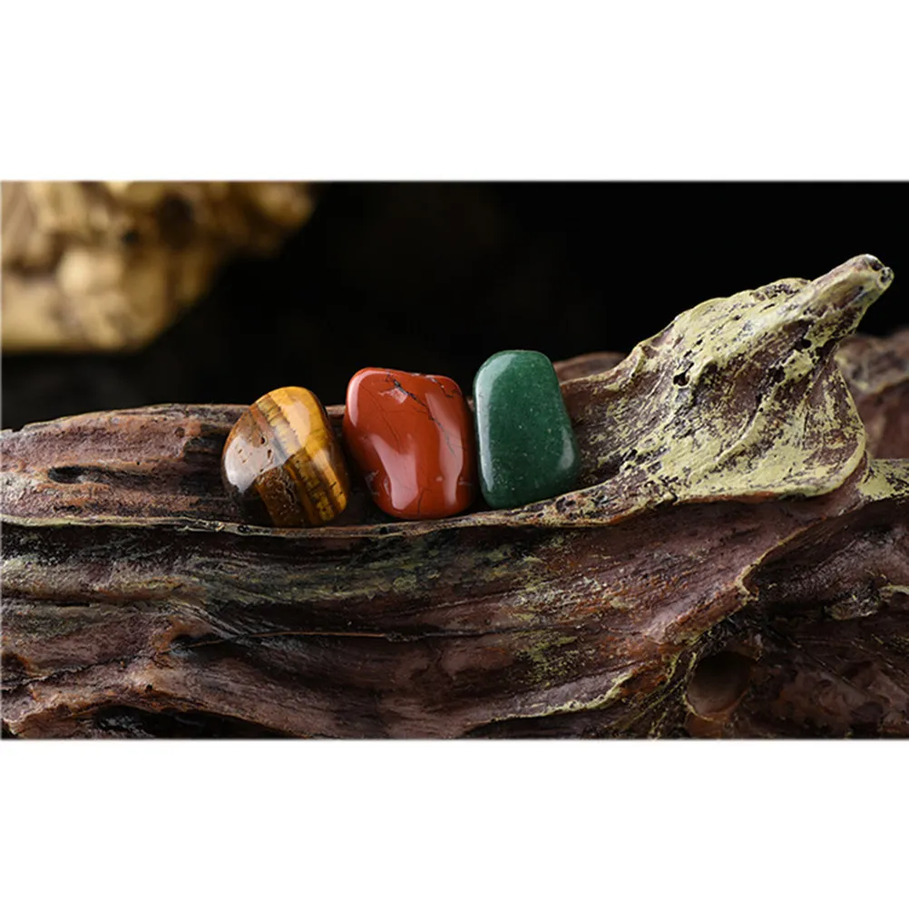 

20Pcs Natural Ore Collection Smooth Stone Decor for Bedroom Living Room Dining Room Cute Gift Idea for Kids Girls Car