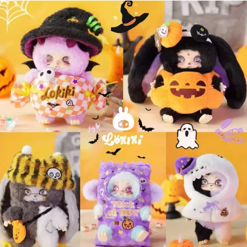 

Серия Lokiki Let's Get Up To Mischief: Слепая коробка-сюрприз с милой куклой-фигуркой Lokiki, игрушка-украшение, подарок на Хэллоуин/День рождения