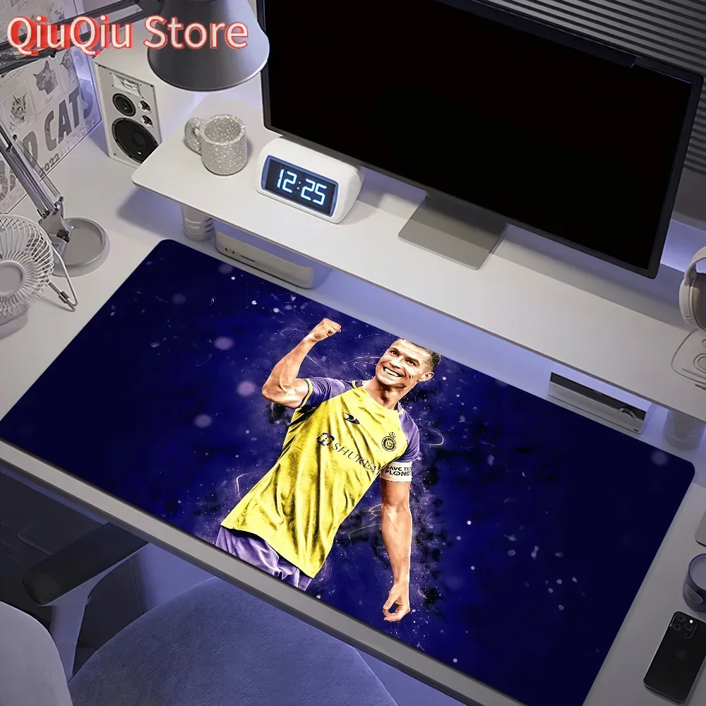

Mouse Pad Anti-fray C-Cristiano Home Custom Ergonomic Ronaldo Office Rubber Large Desk Mat Footballer Keyboard PC Non-slip