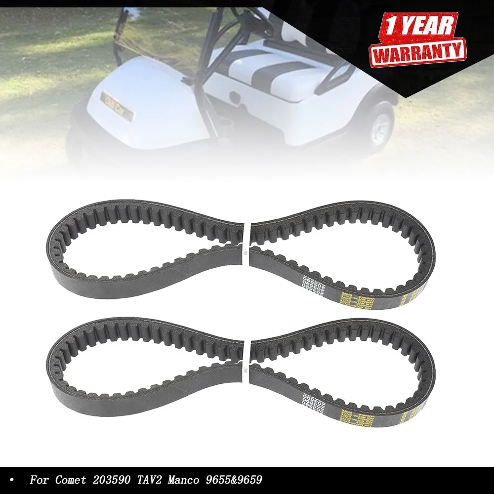 

2pcs DRIVE BELT For Comet 203590 TAV2 Manco 9655&9659 30 Series Go Kart