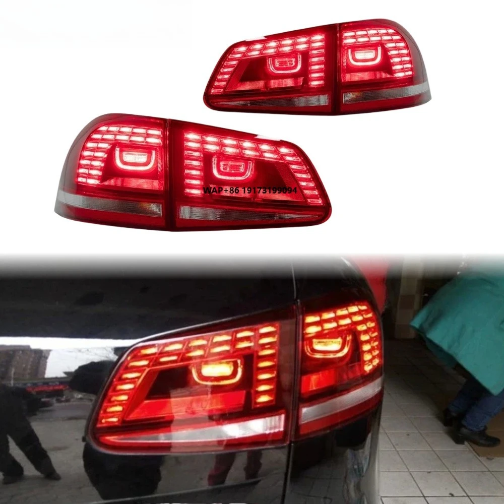 

for Touareg Taillights 2011-2018 LED Car Taillamps Upgrade Rear Back Design LED Rear Lamps Plug and Play for