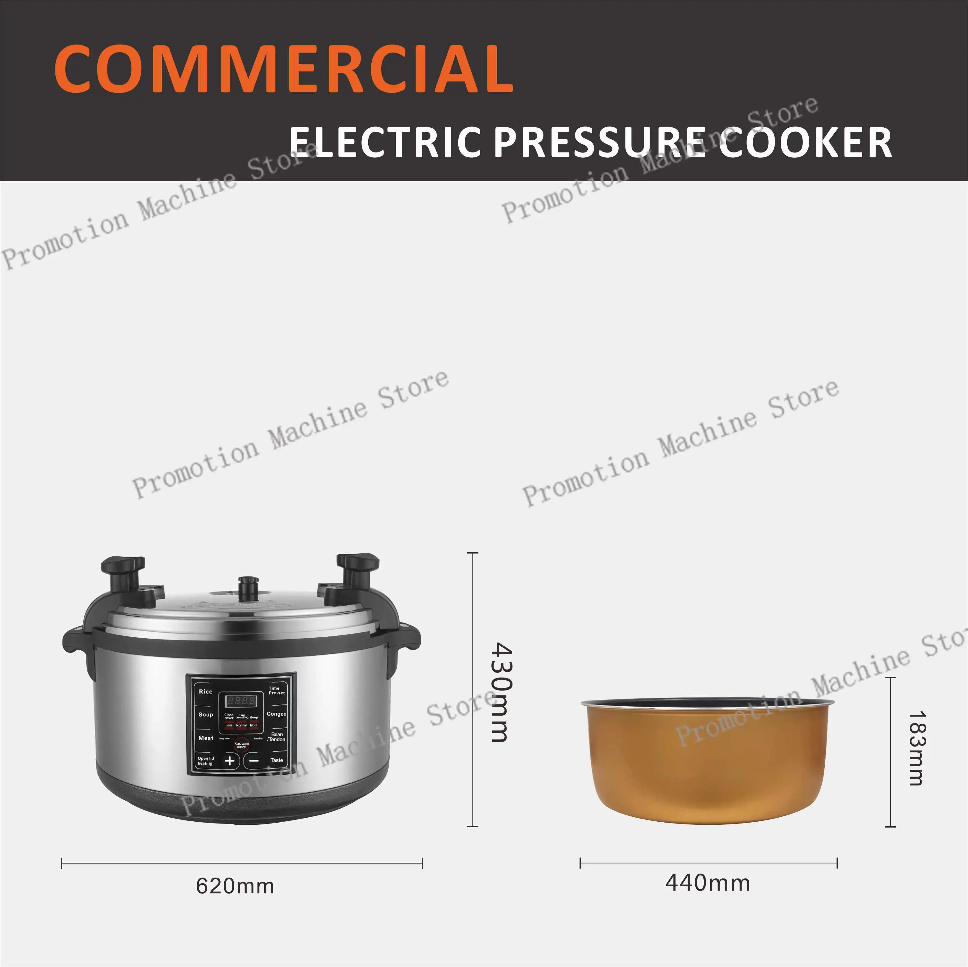 YYHC-Electric Pressure Cooker 30 Liters Household Non-stick High Pressure Large Capacity Electric Rice Cooker
