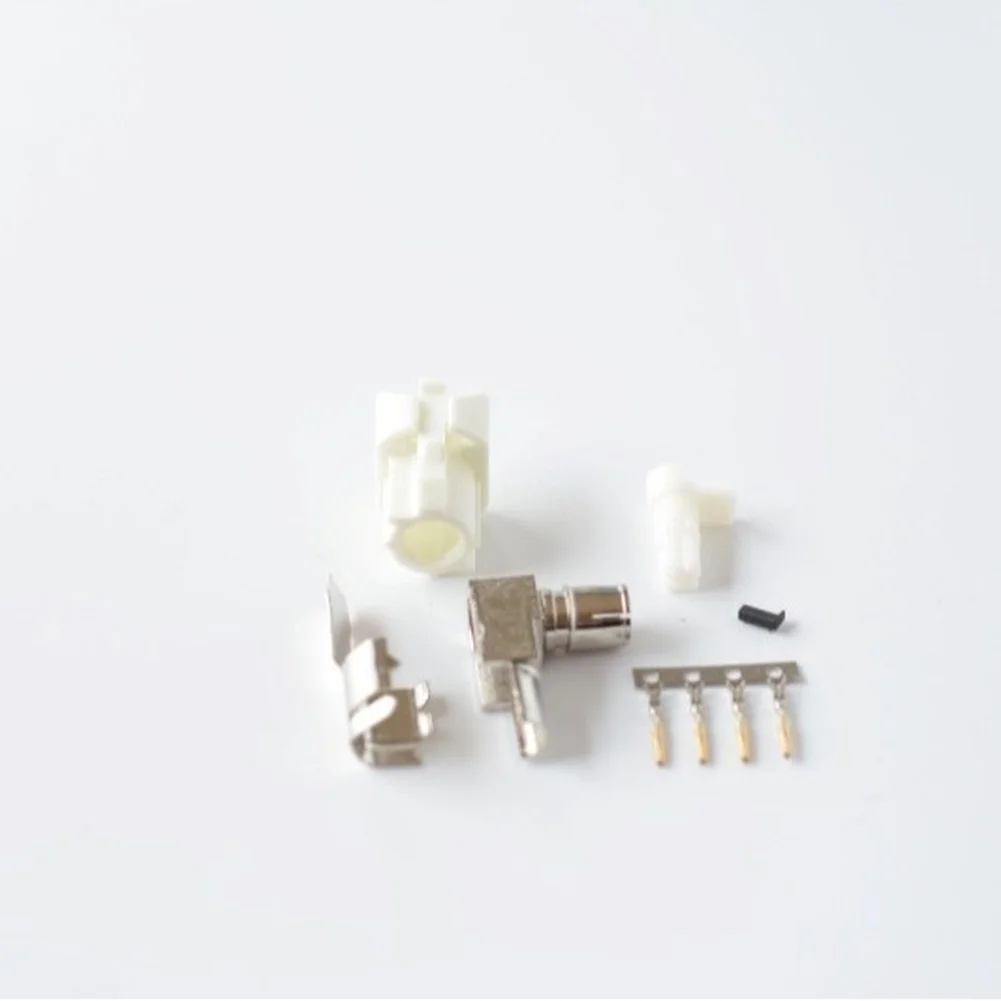 Vehicle LVDS Data Cable 4 Pin Short Body Elbow Connector with B Port for Automotive Camera and Display Connection