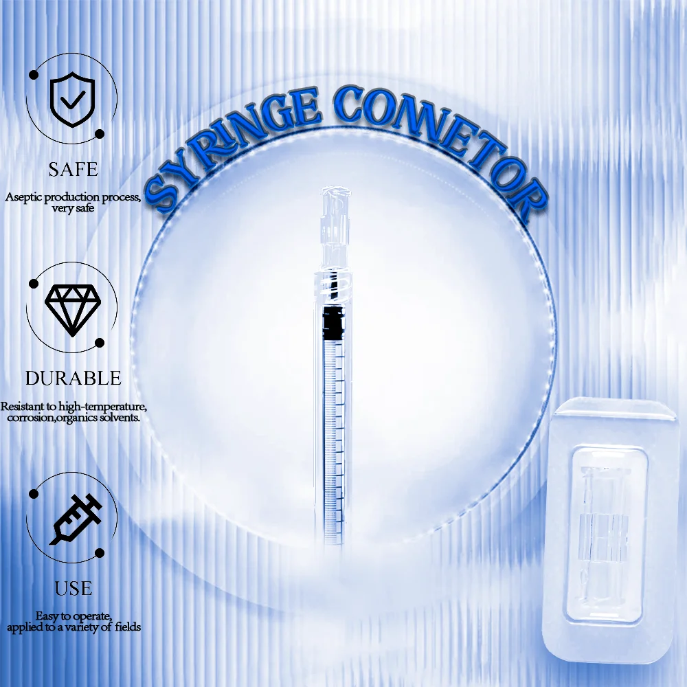 Luer Thread Connector Pp Material Transparent Syringe Double-Way Connector Easy And Durable Use In Sterile Environment Drug Guid