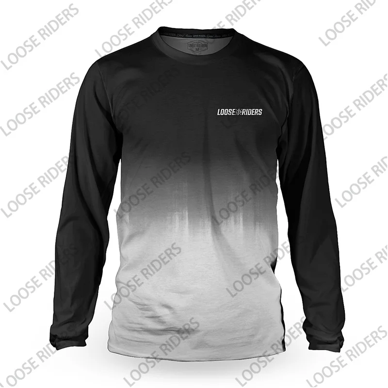 Loose Rider Men's Long Sleeve Bicycle Jersey Motocross Enduro Racing T-Shirt Quick Dry Motorcycle MTB Shirt BMX Enduro Sport Shi