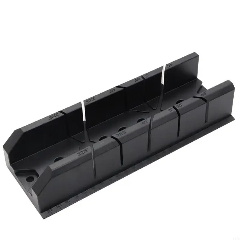 

E1PC Clamping Mitre Box with Clamp & 45°90 °Angle Mitre Box Plastic Mitre Box Pruning Cutting Hand Hardware