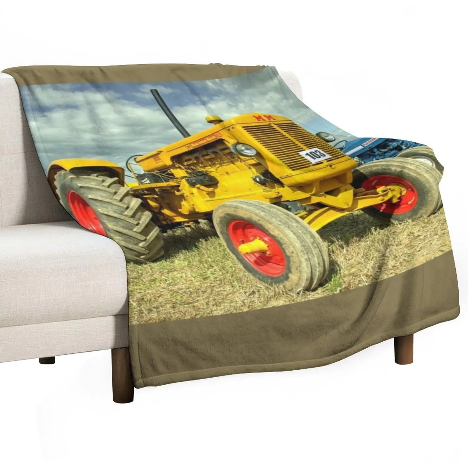 

Minneapolis Moline G Throw Blanket Luxury Designer Thin Thermal Soft Blankets