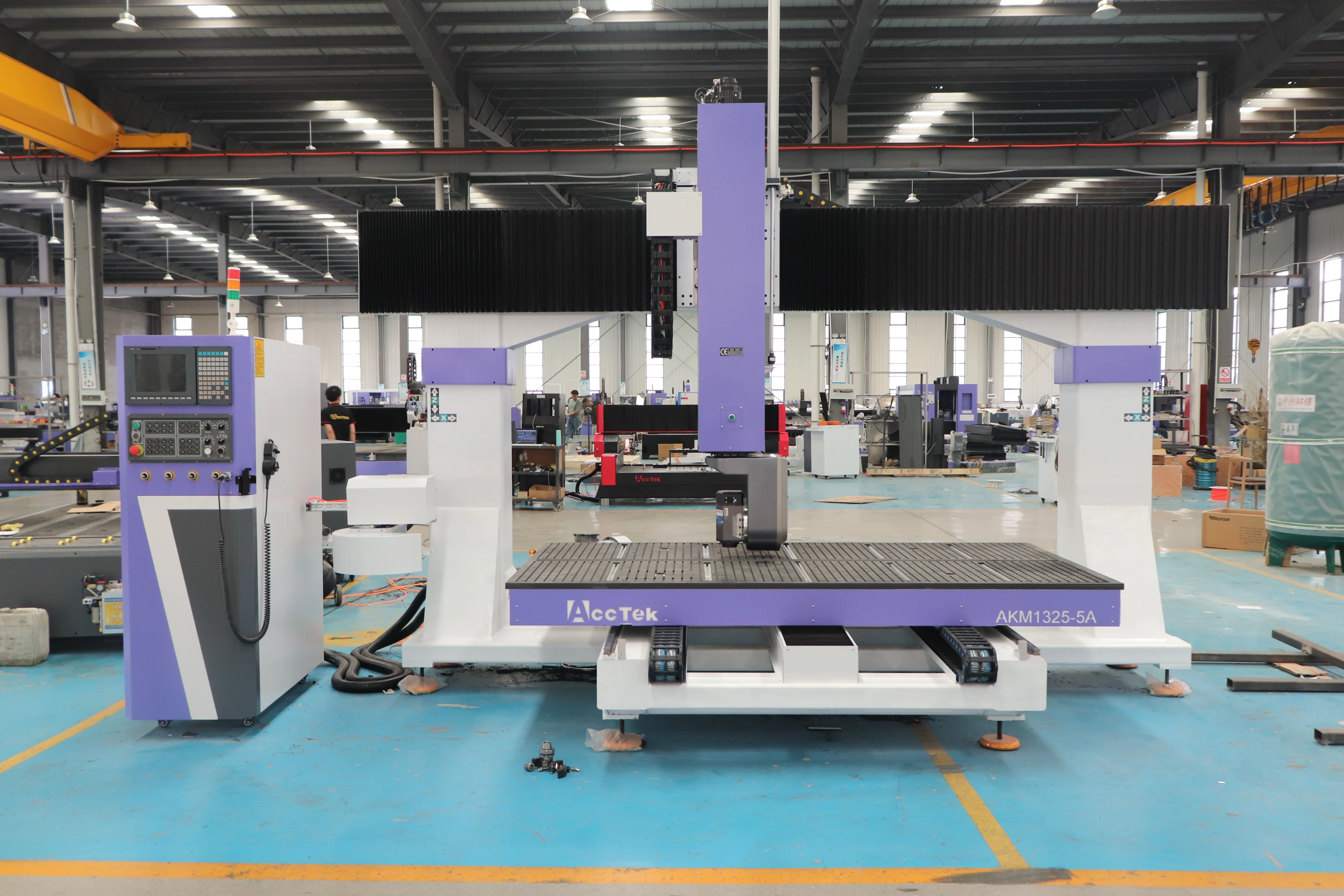 Picture 3: “ 5-axis ATC CNC Router machine ensuring high-speed precise multi-axis machining with Syntec 610MA-E5 control