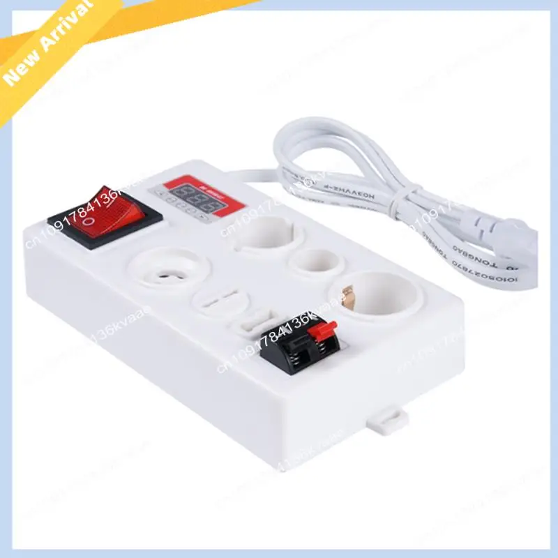 M01K E27 B22 E14 Lamp Tester LED Licht Spanning Power Quick Test Box Snel Testen Met Power Display US PLUG