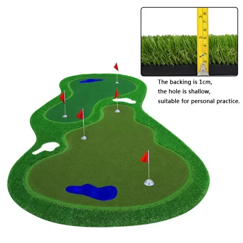 For Indoor Outdoor Large Professional Golfing Training Mat 2*4 meters Golf Putting Practice Equipment Golf Putting Green