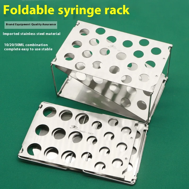 Syringe Holder Foldable Autoclavable Syringe Racks Liposuction Syringe Tray 10CC 20cc 50cc Display Racks