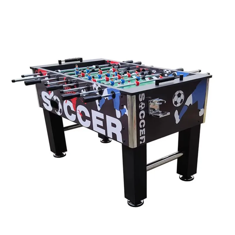 Indoor Large Soccer Table Adult Game Table Wood Grain Soccer Table 8-pole Soccer Machine Adult Children's Game Table