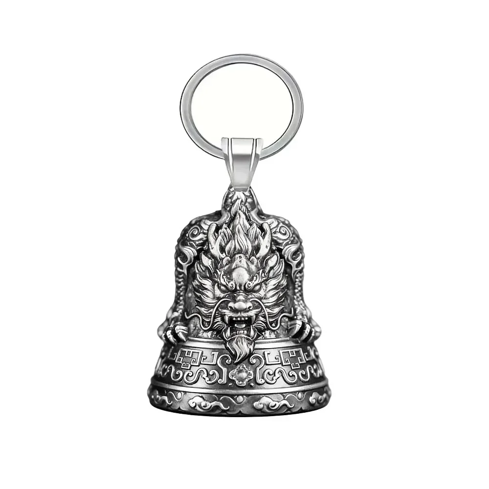 Dragon Motorcycle Bell Keychain, Riding Accessory