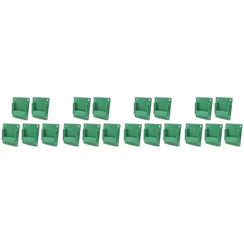

AT43-20Pcs Wall Mount Power Tool Holder Bracket For Hitachi/For Hikoki/For Metabo 18V Li- Battery Machine Storage Rack