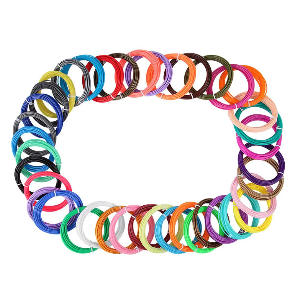 PLA 3D Printing Pen Filament 10/12Colors Diameter 1.75mm 18M 36M 50M Drawing Tasteless Plastic Materials for 3D Printer 3D Pens