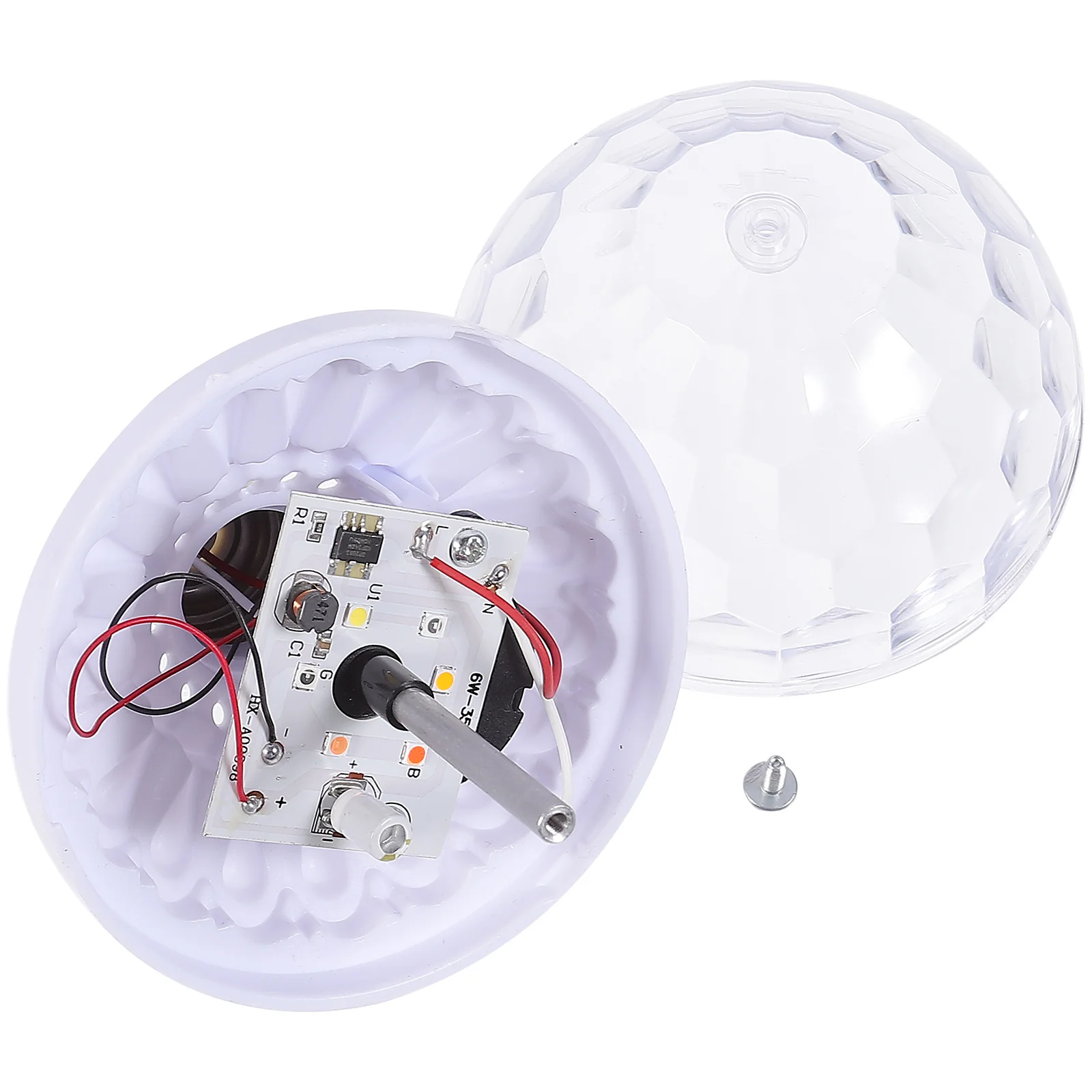 

1Pcs Colorful Small Ball Lamp LED Stage Light Mini Six Bead Rotate Dj Party Decorative Disco LED Light for Bar Ktv