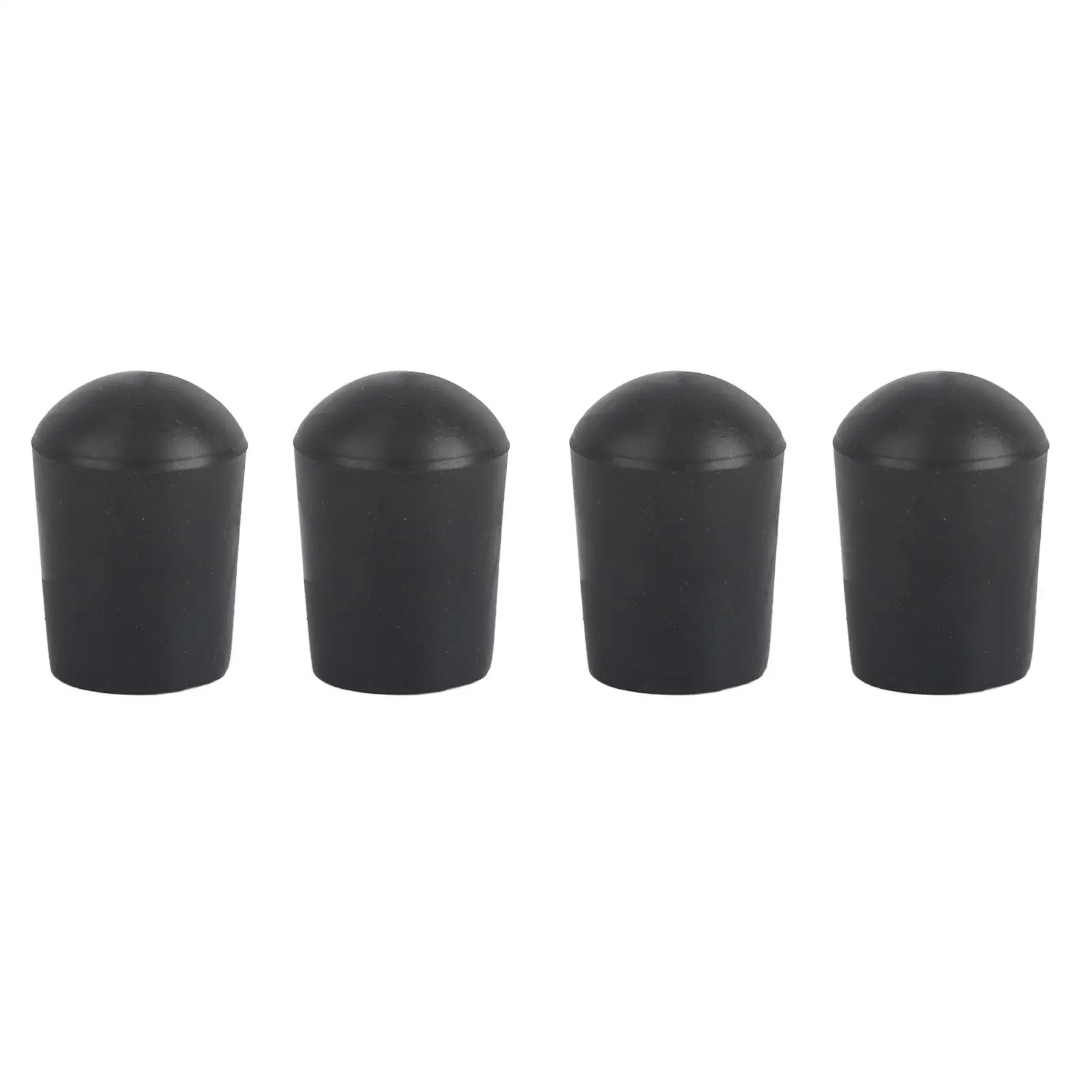 4 Pcs Non-Slip Black Rubber for cello Endpin Tips - Instrument Protector Caps