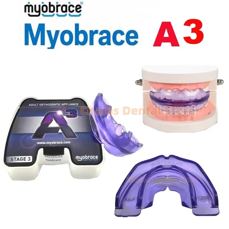 ﻿ Dental Myobrace MRC A3 Orthodontic Trainer Teeth Alignment Appliance for Adult Permanent Dentition Stage 3 Correction Braces