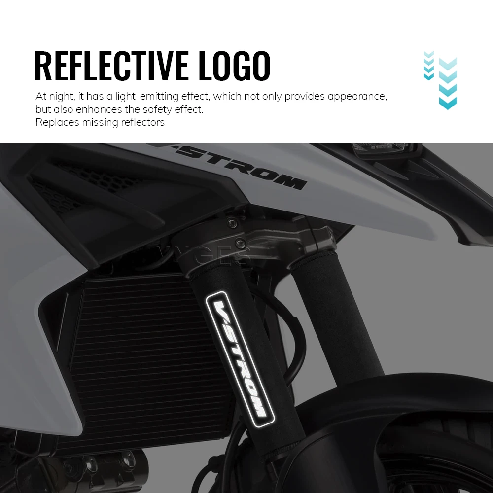 For Suzuki V-Strom DL1050 DL1000 DL800 VStrom DL 1050 1000 800 Front Fork Protection Cover Shock Absorber Dust Protector view 4