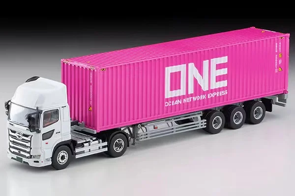 Tomytec 1/64 TLV LV-N292b Hino Marine Container Trailer alloy model collection gift